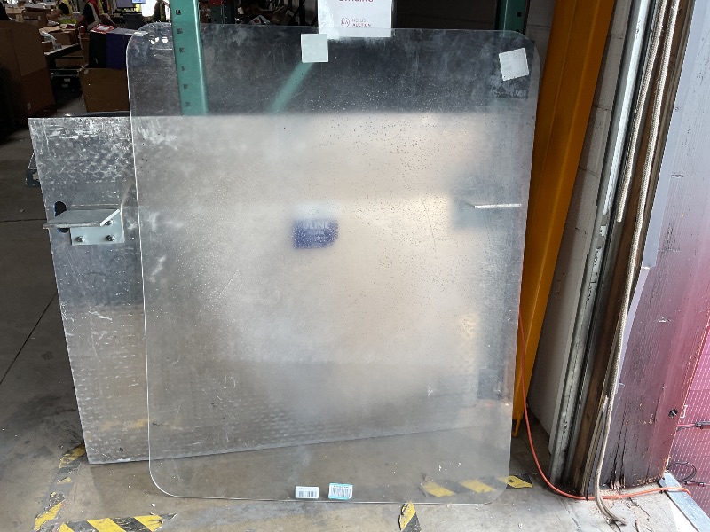 View 2 of [Large Size] Crystal Clear 1/5" Thick 59" x 47" Heavy Duty Hard Chair Mat, Can be Used on Carpet or Hard Floor