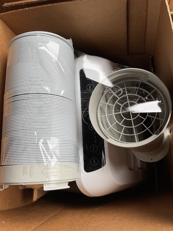 Photo 1 of *** USED/MINOR DAMAGE/UNKNOWN MISSING HARDWARE OR PIECES***Shinco 8,000 BTU Portable Air Conditioner - 3-in-1 Cool/Dehumidifier/Fan for Rooms Up to 350 sq.ft, Remote Control & 24H Timer, Compact AC Unit for Bedroom/Office