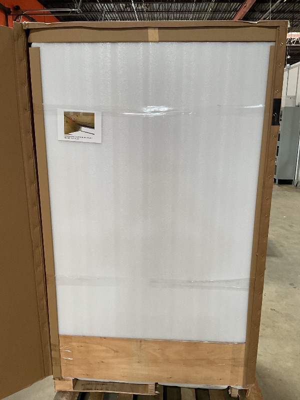 Photo 1 of *** MAJOR DAMAGE***BODEGACOOLER Commercial Merchandiser Refrigerator, 27.02 Cu.Ft Double Glass Door Beverage Cooler, Upright Display Refrigerator with Soft LED Light, Adjustable Shelves, 4 Heavy-Duty Casters, Black