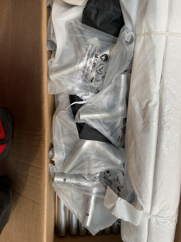 Photo 1 of *** USED/MINOR DAMAGE/UNKNOWN MISSING PARTS AND HARDWARE***YITAHOME 20x30FT Heavy Duty Party Tent Outdoor Wedding Upgraded Galvanized Canopy with Large White Roof, Removable PVC Sidewalls & 2 Storage Bags carpa para Fiestas