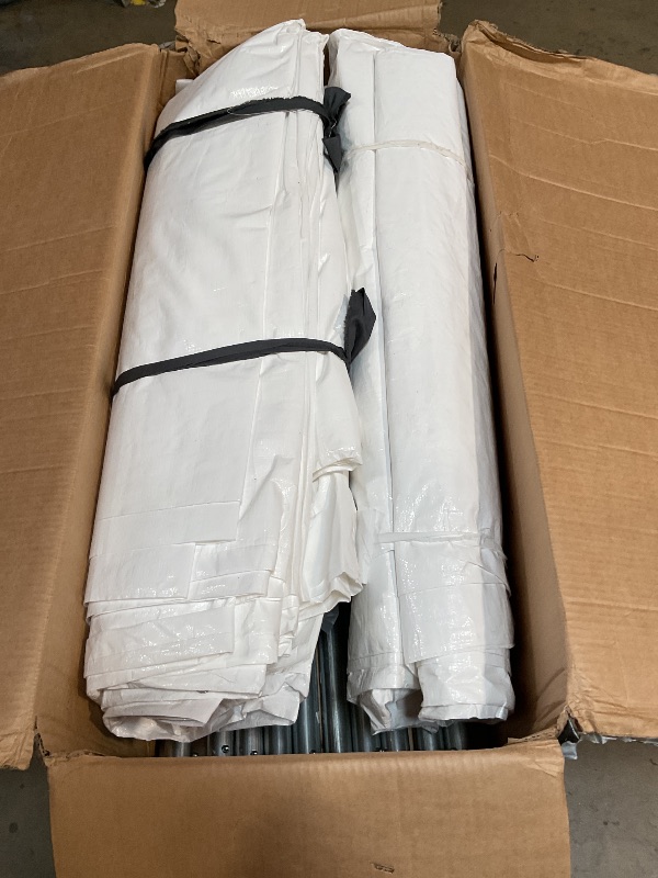 Photo 1 of *** USED/MINOR DAMAGE/UNKNOWN MISSING PARTS AND HARDWARE***YITAHOME 20x30FT Heavy Duty Party Tent Outdoor Wedding Upgraded Galvanized Canopy with Large White Roof, Removable PVC Sidewalls & 2 Storage Bags carpa para Fiestas