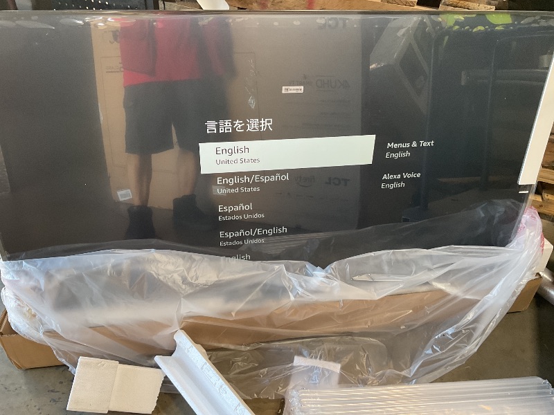 Photo 1 of ****NON-REFUNDABLE/ FOR PARTS ONLY CANNOT BE SETUP NO IN A BOX**** TCL 65-Inch Class S5 UHD 4K LED Smart TV with Fire TV (65S551F, 2024), Dolby Vision, HDR PRO+, Atmos, Alexa Built-in, Apple AirPlay 2, Streaming Television