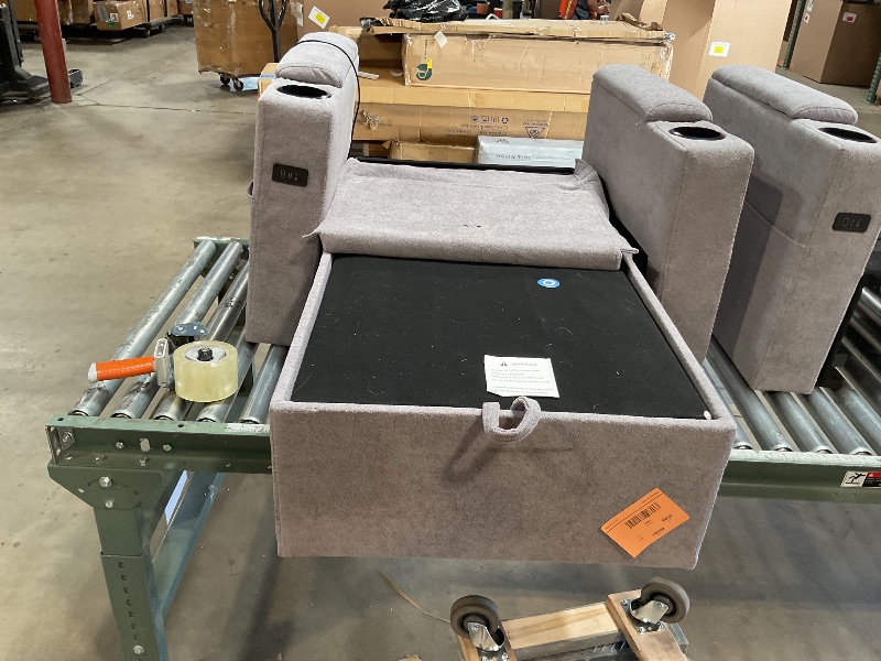 Photo 1 of *** STOCK PHOTO ONLY/USED/GRAY COUCH/MISSING PARTS AND HARDWARE/MINOR DAMAGE***