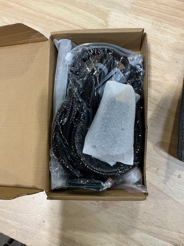 Photo 1 of ***MISSING PARTS*** LRVBKUSAV Black square hand shower head, handheld shower head with hose,brass High pressure flushing With adjustable water supply elbow Wall mount connector Shower bracket and hose set