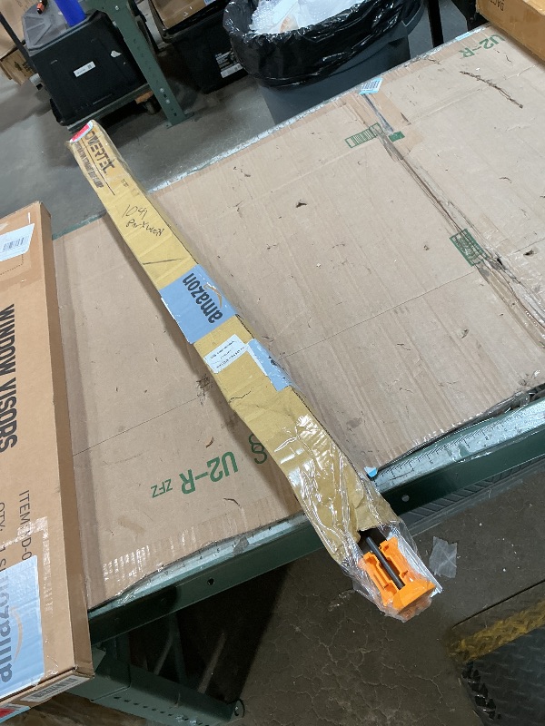 Photo 1 of **FOR PARTS/ DAMAGED*** POWERTEC 72007 50 Inch Circular Saw Guide for Circular Saw, Router & Jig Saw, Straight Edge Clamp with 2 Pack 5-1/2" L x 1-1/8" W T-Track Hold Down Clamp for Woodworking