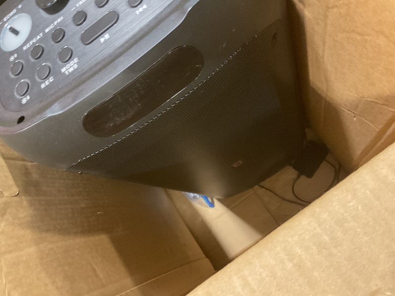 Photo 1 of **FOR PARTS ONLY/ NON-FUNCTIONAL*** HWWR Karaoke Machine for Adults: 600W Big Party Speaker with PA System & Dual 8" Subwoofers, Speaker with 2 Microphones, Treble/Bass Adjustment, DJ Lights/Remote Control for Home Party Outdoor