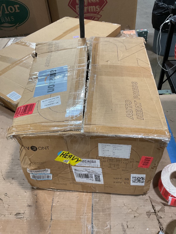 Photo 1 of ***USED/ MAJOR DAMAGE***HTVRONT Auto Heat Press Machine for T Shirts - Heat Press 15x15 with Auto Release - Heats Up Fast & Heat Evenly, Professional Machines for HTV, Sublimation, Heat Transfer Projects