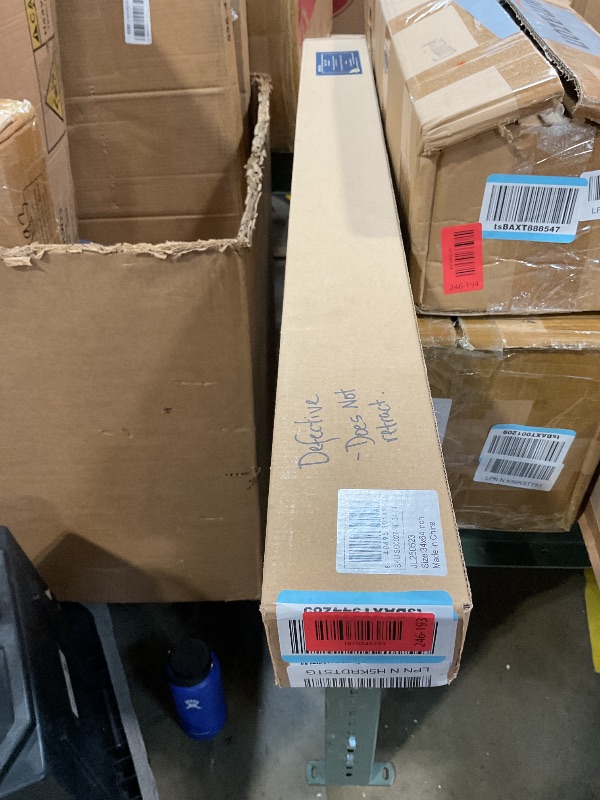 Photo 1 of ***USED/ DAMAGE***Joydeco No Tools No Drill Window Blinds for Indoor Windows, Blackout Shades Cellular Shades Cordless, No Drill Blinds for Windows, Window Shades for Home, Bedrooms, Doors (Beige, 34" W x 64" H)
