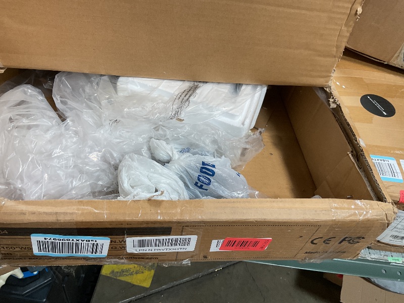 Photo 1 of ***USED***Small Standing Desk Adjustable Height, Mobile Stand Up Desk with Wheels, 32 Inch Portable Rolling Desks Conference Room Tables for Walking Pad Treadmill Wood Rustic