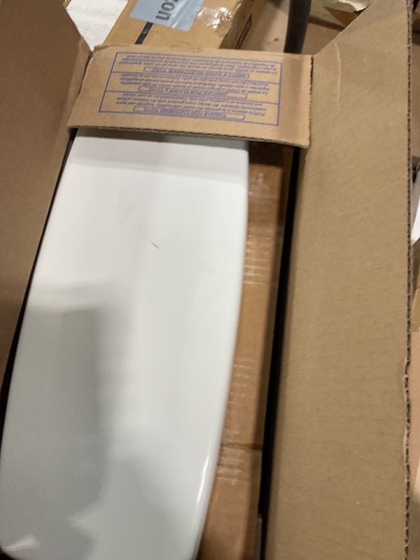 Photo 1 of ***TOP PIECE ONLY*** TOTO Drake Transitional Two-Piece Elongated 1.28 GPF TORNADO FLUSH Toilet with CEFIONTECT, Cotton White - CST786CEG#01