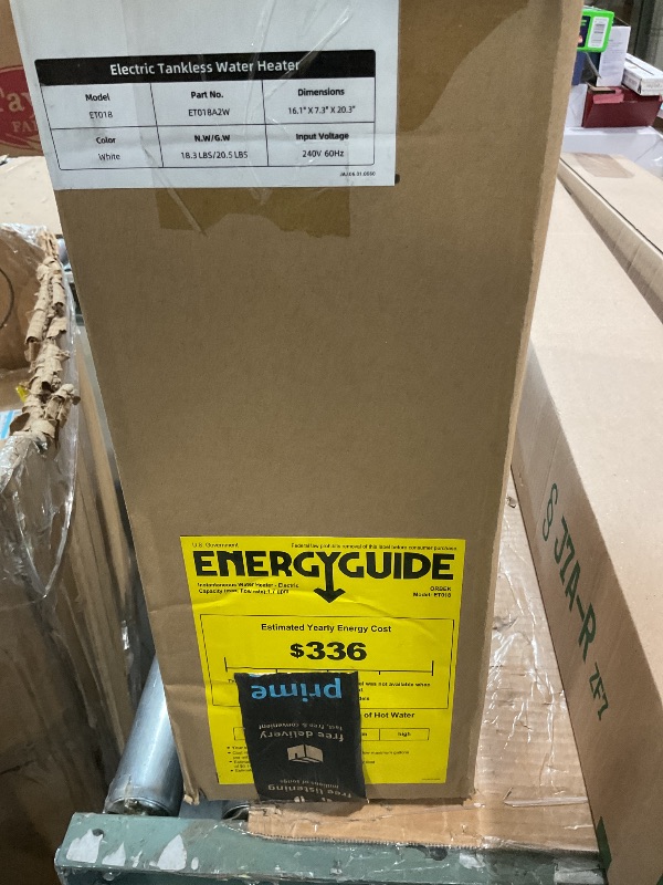 Photo 1 of 14kW Tankless Water Heater Electric, ORBEK 240 Volt On Demand Instant Hot Water Heater, with LED Digital Display, ETL Certified, Up to 3.38 GPM for 2-3 Point of Use