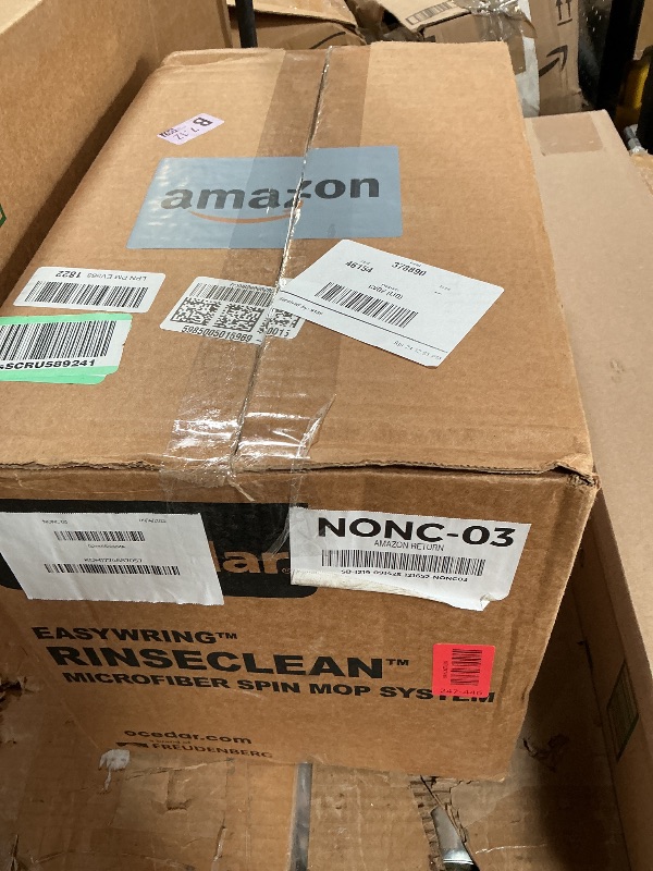 Photo 1 of O-Cedar RinseClean Spin Mop & Bucket System | Clean with Water | Removes 99% of Bacteria