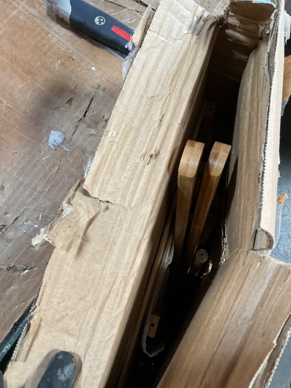 Photo 1 of Ufine Bamboo Clothing Rack Double Rod Garment Rack with 2 Tier Storage Shelf Closet Organizer for Guest Room, Laundry Room, Apartment, Entryway