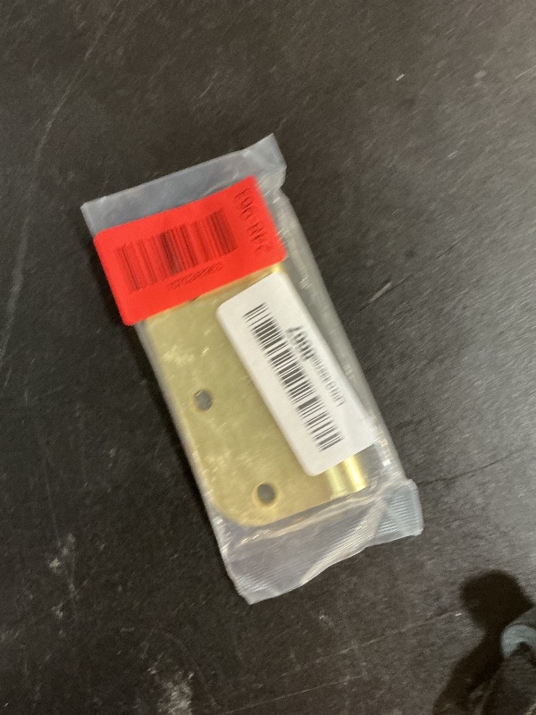 Photo 1 of **MISSING 14 PIECES** 
goldenwarm 18-Pack 3.5 Inch Polished Brass Door Hinges - 3-1/2'' x 3-1/2'' Hinges with 5/8'' Radius Corners - Bright Gold Interior Door Hardware