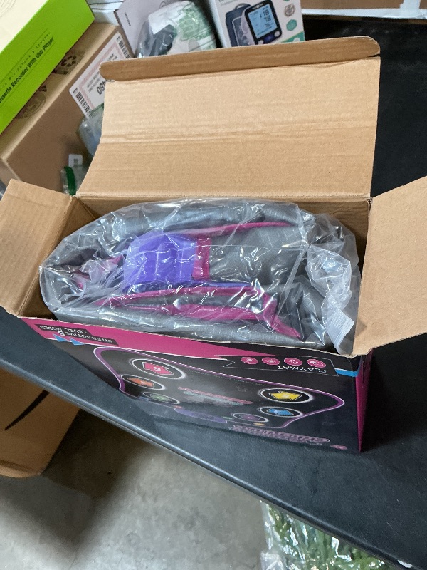 View 1 of ***FOR PARTS ONLY/ NON-FUNCTIONAL*** Flooyes Dance Mat Toys for 3-12 Year Old Kids, Electronic Dance Pad with Light-up 6-Button Wireless Bluetooth, Music Dance with 5 Game Modes, Birthday Toys Gifts for 3 4 5 6 7 8 9 10+ Year Old Girls