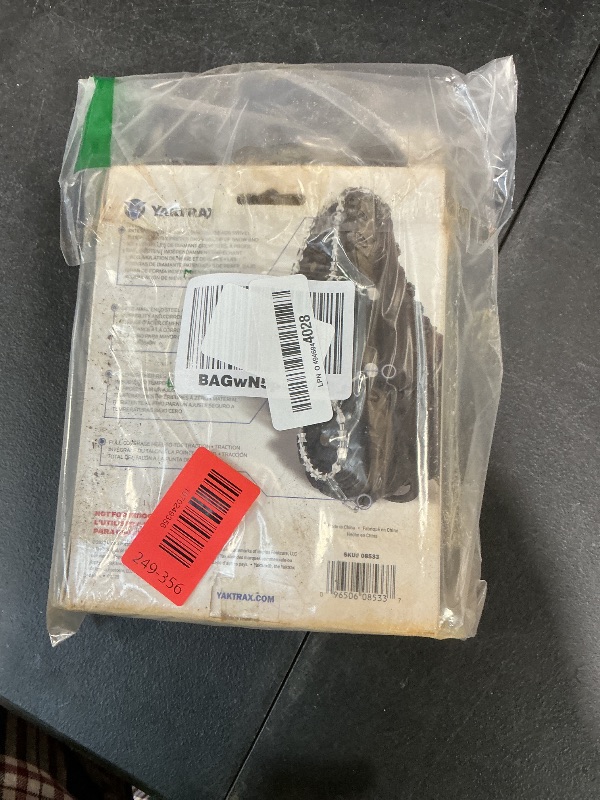 Photo 1 of **DAMAGED/NON-FUNCTIONAL** Yaktrax Diamond Grip All-Surface Traction Cleats for Walking on Ice and Snow (1 Pair), X-Large,Black