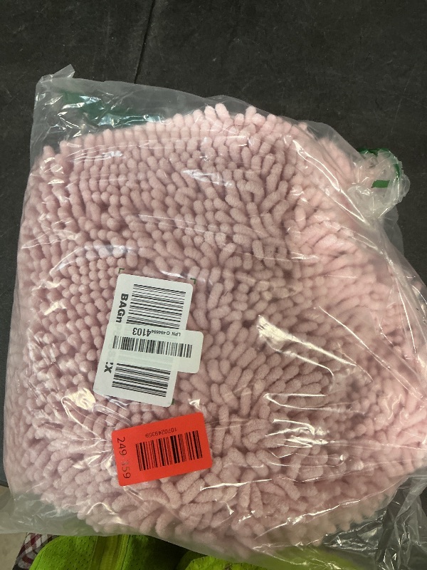 Photo 1 of **SMALLER IN PERSON** OLANLY Bathroom Rugs 30x20, Extra Soft Absorbent Chenille Bath Rugs, Rubber Backing Quick Dry, Machine Washable Bath Mats for Bathroom Floor, Tub and Shower, Home Decor Accessories, Pink