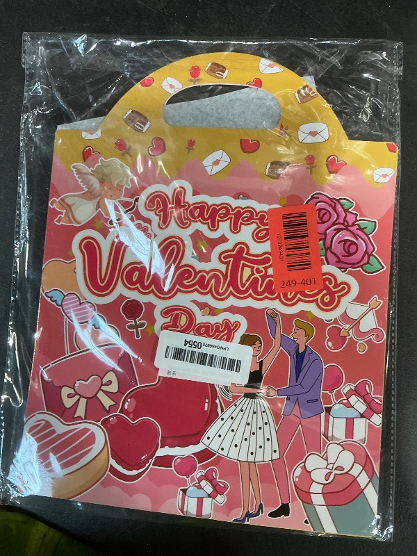 Photo 1 of **only 1 ** Walenced Reusable Sticker Book for Toddlers, Stickers for Kids, Toddler Sticker Book, Toddler Craft Activities, Toddler Travel Toys Ages 3 and Up Boy Girl Birthday Gifts - Valentines