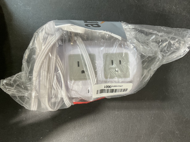 Photo 1 of TESSAN Tower Surge Protector Power Strip 10 ft, Long Flat Extension Cord with Multiple Outlets, 8 AC Outlets with 4 USB Ports (1 USB C), Charging Station with Surge Protection, for Home Office Dorm