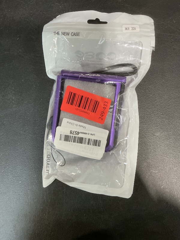 Photo 1 of Janmitta Compatible with Moto Razr 2024/2025 Case,Razr+ Plus 2024/2025 Case with Lanyard+Hinge Protection+Finger Ring Holder Kickstand,Dual-Layer Full Body Protective Shockproof Phone Cover,Purple