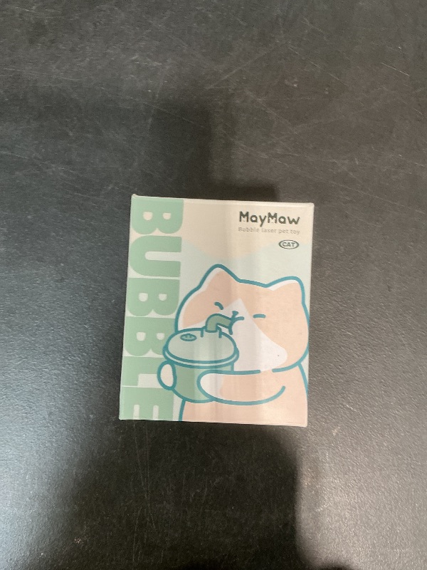 Photo 1 of estbicn Automatic Laser Cat Interactive Toy, Self-Balancing 360° Auto-Spin Laser Pointer with Catnip Hole, Triple-Sensory – Kitten Sight, Smell & Touch, Boredom Relief Toy for Indoor Adult Cat (white)