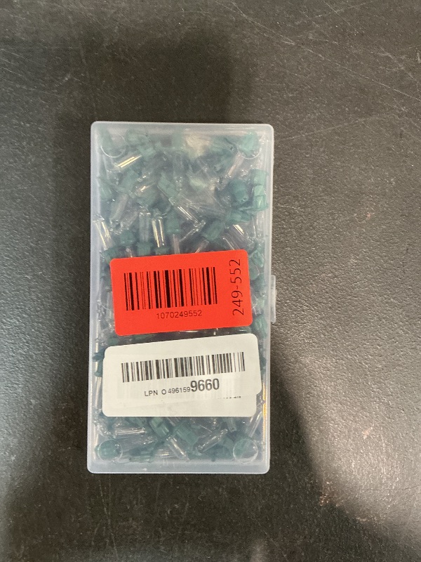 Photo 1 of Mudder 151 Pcs Replacement Mini Light Bulbs Christmas Tree 2.5 V Incandescent Glass String Light Bulbs with Base Indoor Outdoor Xmas Decoration, 0.17 Ampere, 0.425 Watt (Clear,Green)