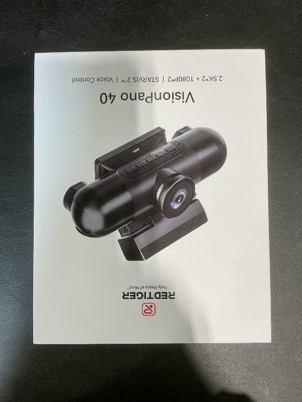 Photo 1 of ***RECOMENDED FOR PARTS ONLY/ SCREEN OCASSIONALLY NON-RESPONSIVE*** REDTIGER 4 Channel 360° View Dash Cam, Dual STARVIS 2, 2.5K*2+1080P*2 Dashcam Front and Rear Inside Left Right, 5.8GHz WiFi, 8 IR Lights Night Vision, 4 Adjustable Lenses, Included 128GB 