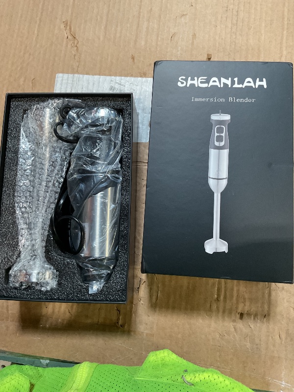 Photo 1 of 1000W Powerful Immersion Blender Handheld, 2025 New Update Hand Blender with 25-Speed and Heavy-Duty Copper Motor (Silver)