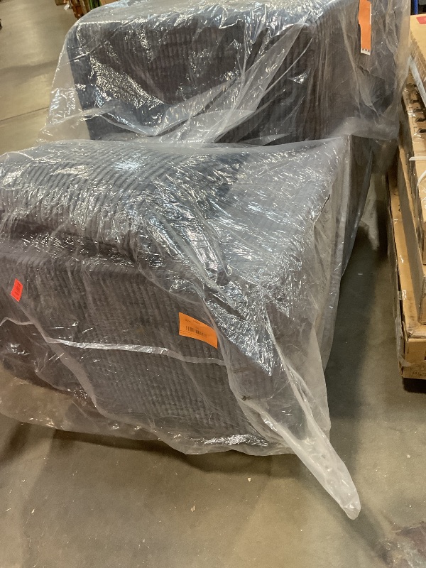 Photo 1 of ** SELLING FOR PARTS AS PARTIAL SET. MISSING MIDDLE SECTION. ** DUMOS 108" Boneless Couch, Cloud Sectional Couch with L-Shape Chaise, Modular Sectional Sofa with Deep Seat, Upholstered Couch for Living Room Bedroom, No Assembly Required (Grey, Left Facing