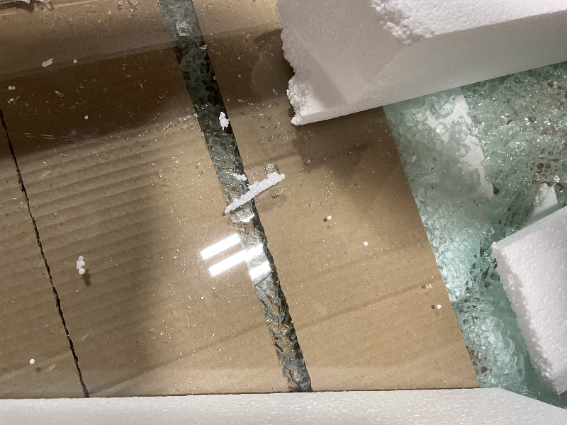 Photo 1 of ** SELLING AS PARTIAL SET.  ONE DOOR MISSING.** DreamLine Encore 56-60 in. W x 76 in. H Semi-Frameless Bypass Shower Door in Brushed Nickel, SHDR-1660760-04