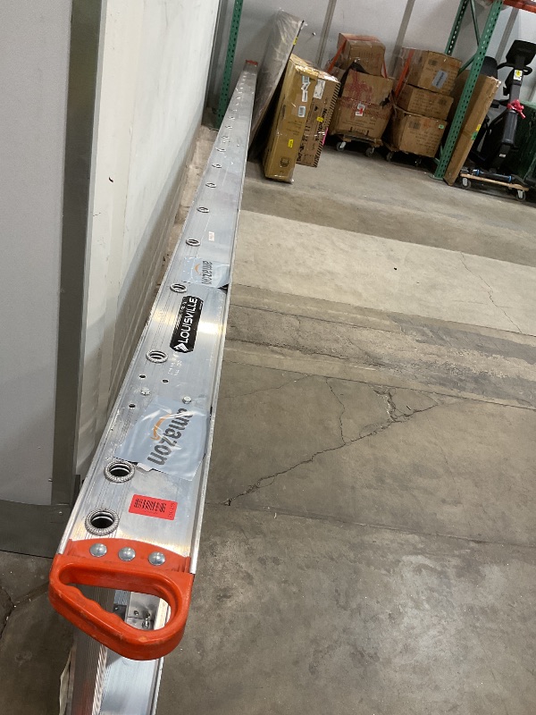 Photo 1 of ** DIRT. SCRAPES. BENDING.**Louisville Ladder 24-Foot Aluminum Scaffold Plank, 500-Pound Capacity, P22424