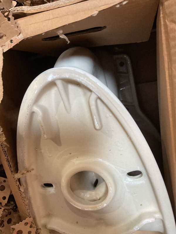 Photo 1 of ** SELLING AS PARTIAL SET. MISSING TANK AND LID PARTS.**American Standard 215AA004.222 Cadet Pro 1.6 GPF 2-Piece Elongated Toilet with 12-in Rough-In, Large, Linen