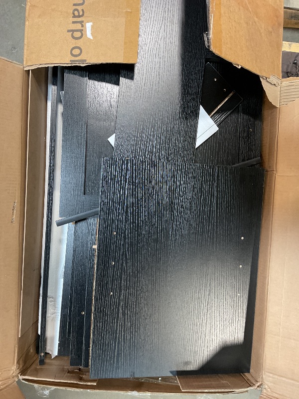 Photo 1 of **SELLING FOR PARTS AS PARTIAL SET. ONE OF TWO BOXES**YITAHOME TV Stand for 75/80 Inch TV, Entertainment Center, TV Cabinet with Drawers and Power Outlet, Black TV Console for Living Room Furniture (70 Inch Lenght 30 Inch High)