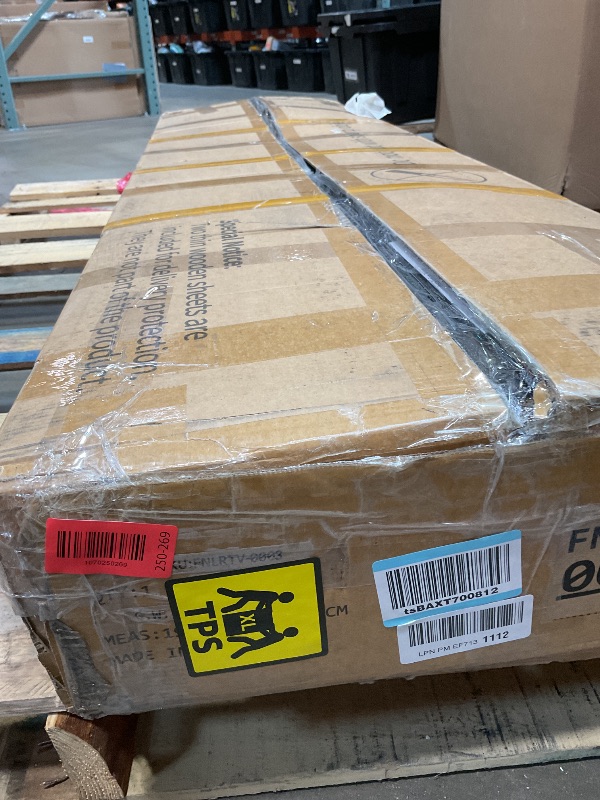 Photo 1 of **SELLING FOR PARTS AS PARTIAL SET. ONE OF TWO BOXES**YITAHOME TV Stand for 75/80 Inch TV, Entertainment Center, TV Cabinet with Drawers and Power Outlet, Black TV Console for Living Room Furniture (70 Inch Lenght 30 Inch High)