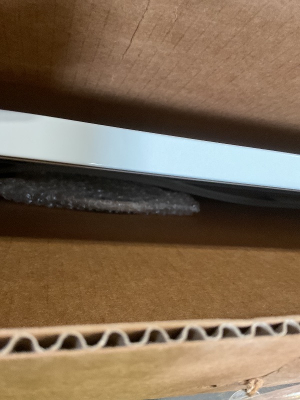 Photo 1 of **SCRAPES FROM TRANSPORT. MISSING HARDWARE**Ideal Pet Products Aluminum Pet Patio Door, Adjustable Height 77-5/8" to 80-3/8", 10-1/2" x 15" Flap Size, White