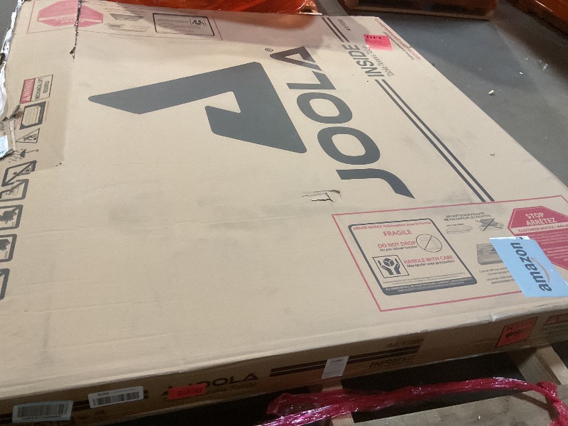 Photo 1 of ** ONE FRAME PIECE CAME OFF **JOOLA Inside Professional MDF Indoor Ping Pong Table with Quick Clamp Table Tennis Net and Post Set - 10 Minute Easy Assembly - Tournament Quality - Foldable with Single Player Playback Mode, Blue
