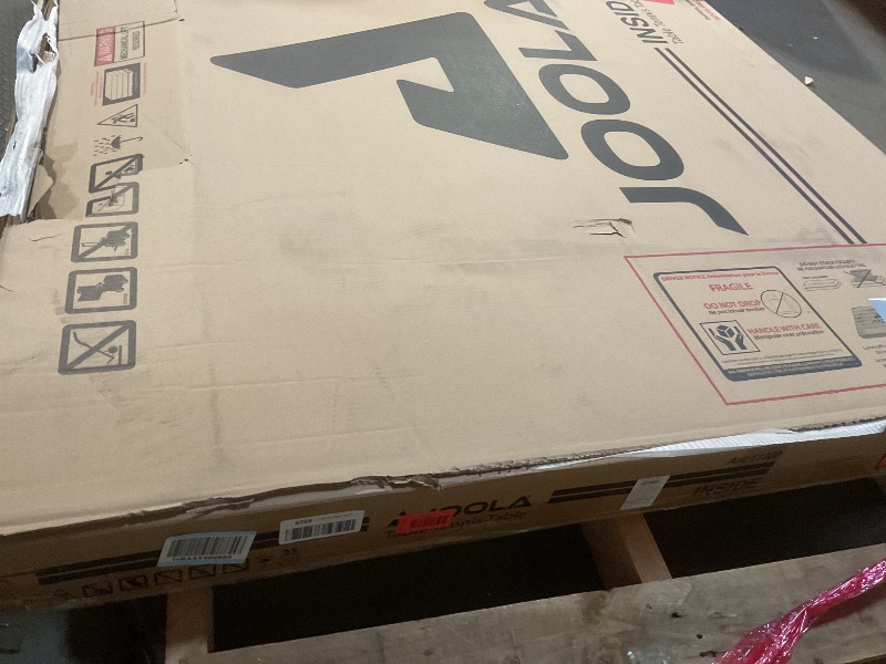 Photo 1 of ** ONE FRAME PIECE CAME OFF **JOOLA Inside Professional MDF Indoor Ping Pong Table with Quick Clamp Table Tennis Net and Post Set - 10 Minute Easy Assembly - Tournament Quality - Foldable with Single Player Playback Mode, Blue
