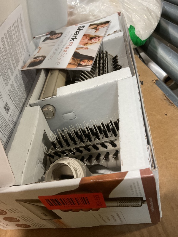 Photo 1 of ***FOR PARTS ONLY/ NON-FUNCTIONAL*** Shark HD430REF (Refurbished) FlexStyle Air Styling & Drying System, Powerful Hair Dryer Brush & Multi-Styler with Auto-Wrap Curlers, Paddle Brush, Oval Brush, Concentrator Attachment, Stone (Renewed)