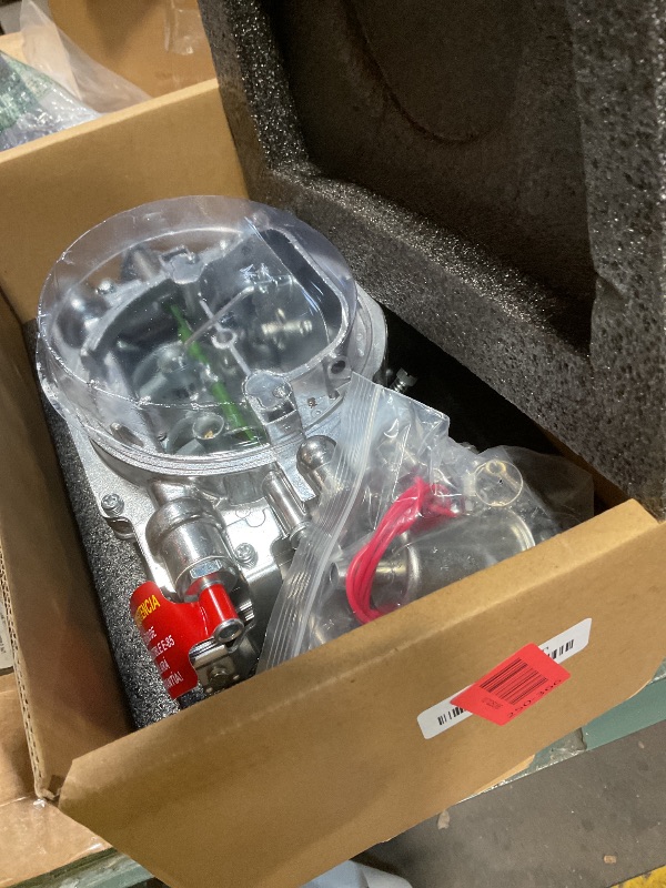 Photo 1 of 1405 Carburetor For Edelbrock Performer 600 Cfm 4 Barrel Square Bore Manual Choke Compatible For Corvette Silverado Gmc