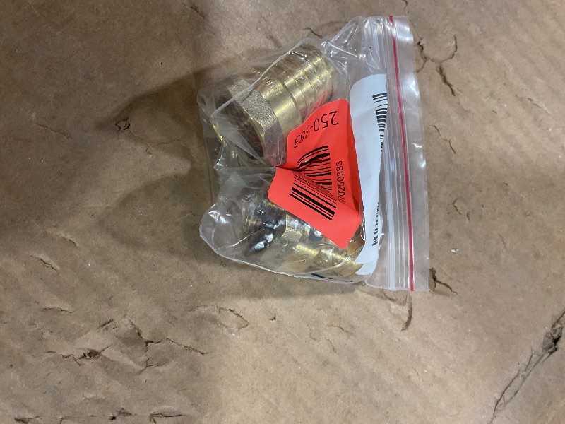 View 2 of 2 Pieces XFITTING 1'' x 3/4'' Female Adapter, 1'' Pex B, 3/4'' Female NPT Threaded, Brass FNPT