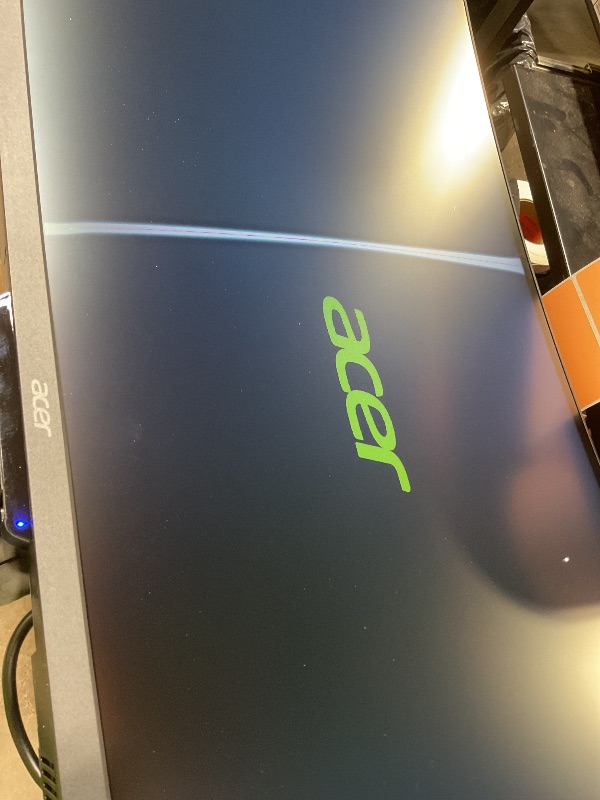 Photo 1 of ** FUNCTIONS WITH BIG LINE DOWN MIDDLE OF SCREEN**acer 49 Inch 1800R Curved Zero-Frame DFHD (3840 x 1080) Gaming Monitor | AMD FreeSync Premium Pro | Up to 144Hz Refresh | 4ms (G to G) | 1 x Display Port 1.4 and 2 x HDMI 2.0 Ports | EI491CR