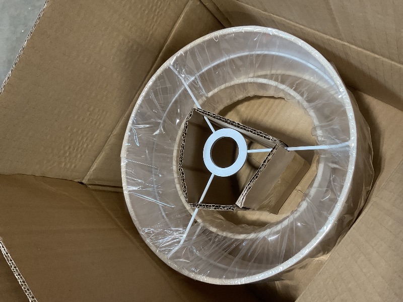 Photo 1 of ** SELLING FOR PARTS AS PARTIAL SET ONE BOX OF TWO**Artiva USA - LED602107BZT Lumiere III 80" Double Shade LED Arched Floor Lamp with Dimmer, Antique Bronze