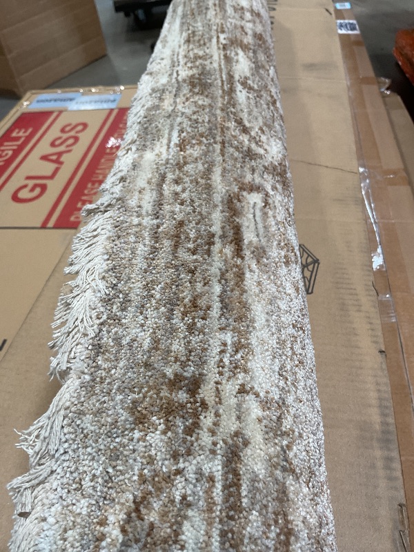 Photo 1 of ** DIRT FROM TRANSPORT**Loloi Sorrento Collection SOR-01 Bark/Natural 5'-3" x 7'-6" Area Rug