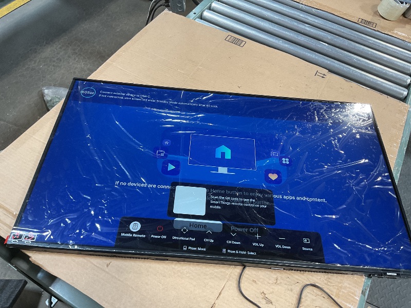 Photo 1 of ** MISSING REMOTE ** Samsung 43” Smart Monitor M7 (M70F) 4K UHD Display, Samsung Vision AI, Smart TV Apps, Gaming Hub, USB-C, HDMI and USB-A, Black, LS43FM702UNXZA, 2025