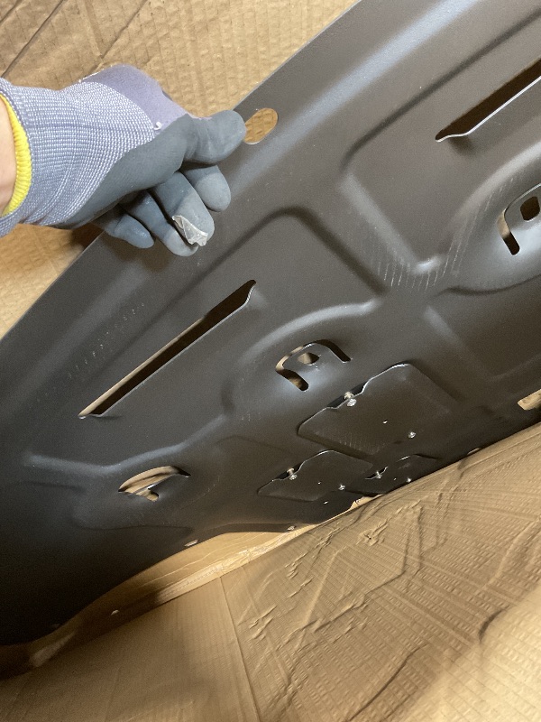 Photo 1 of ** BEND/SCRAPE DAMAGE**Promrmr Aluminum-Magnesium Alloy Engine Splash Shield Guard for Kia Optima 2019 2020 / Hyundai Sonata 2015 2016 2017 Lightweight Heavy-Duty Skid Plate Extended Coverage wService Holes Rustproof