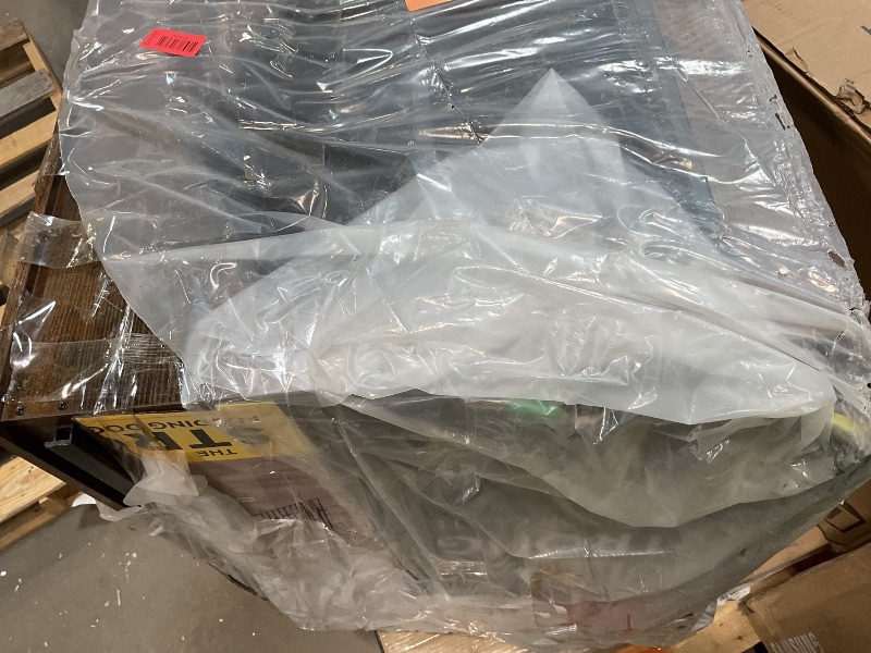 Photo 1 of ** DOOR CHEWED/ SELLING FOR PARTS. BACK PIECE HAS MAJOR CRACKING ** MAHANCRIS Dog Crate Furniture, 31.5" Farmhouse Dog Kennel with Sliding Barn Door, Wooden Dog Cage for Small Medium Dogs, Decorative Pet House Side End Table, Chew-Resistant, Rustic Brown 