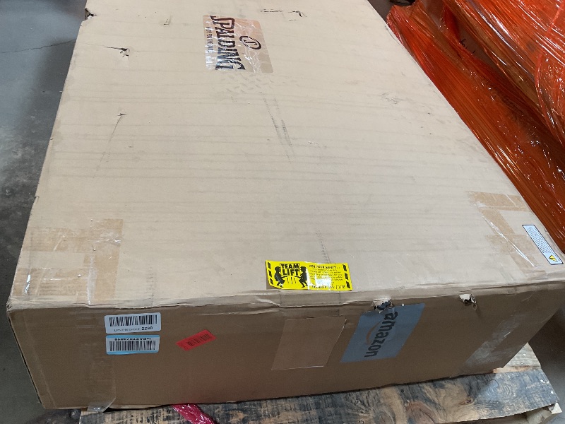 Photo 1 of ** selling for parts as partial set.BASE parts only. Missing backboard basket, rim, and some support pieces for the base.**Spalding The Beast® 60" Tempered Glass Portable Basketball Hoop