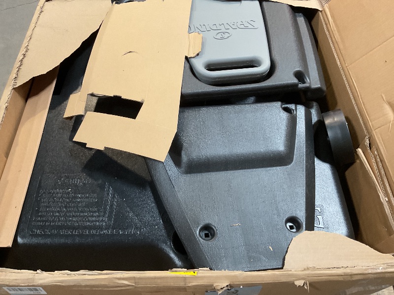 Photo 1 of ** selling for parts as partial set.BASE parts only. Missing backboard basket, rim, and some support pieces for the base.**Spalding The Beast® 60" Tempered Glass Portable Basketball Hoop