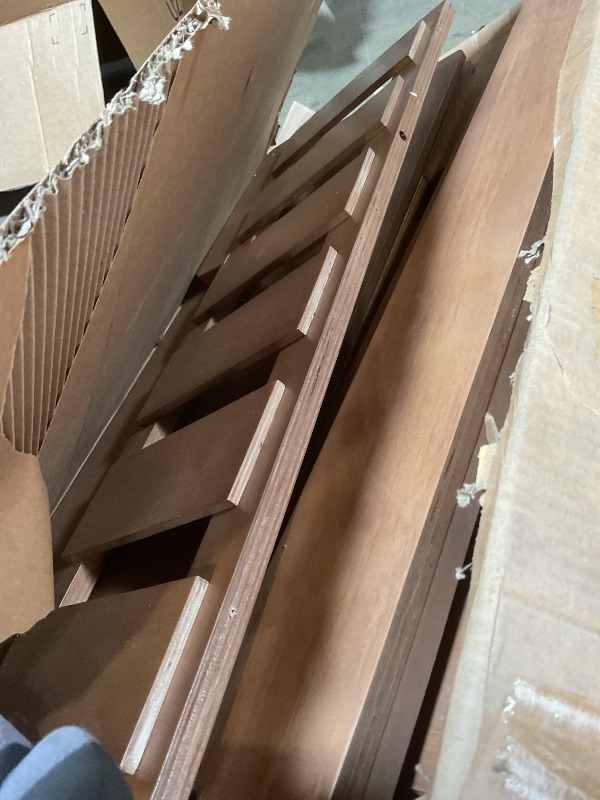 Photo 1 of ** SELLING FOR PARTS S PARTIAL SET. ** queen size wood bed frame parts.
