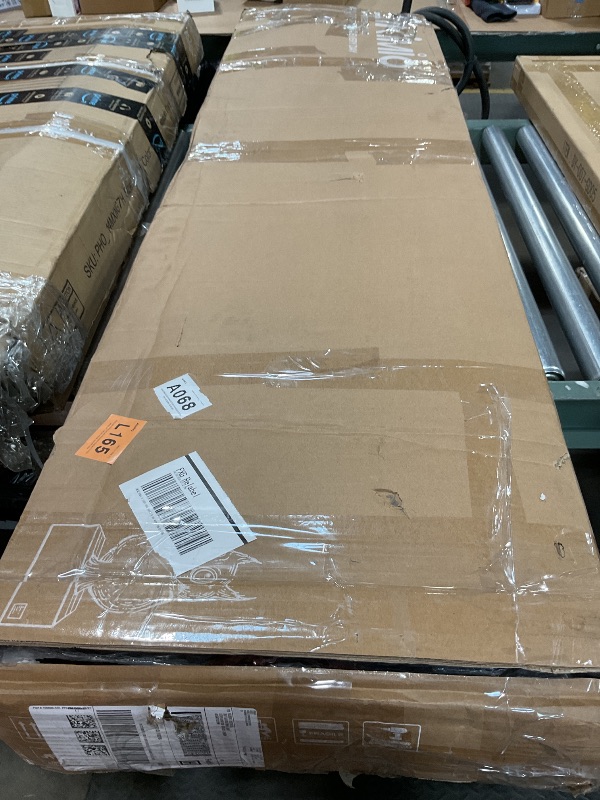 Photo 1 of *** PHOTO FOR REFERENCE ONLY***LIKIMIO Queen Bed Frame with Headboard, Dark Wood Camas Queen with Strong Supports, Sturdy, Noise-Free, No Box Spring Needed, Dark Brown